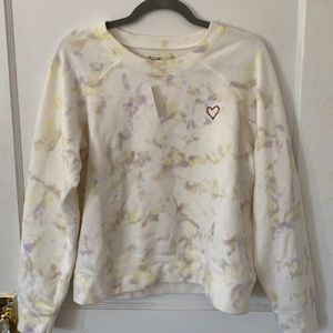 Tie dye Madewell sweatshirt NWT